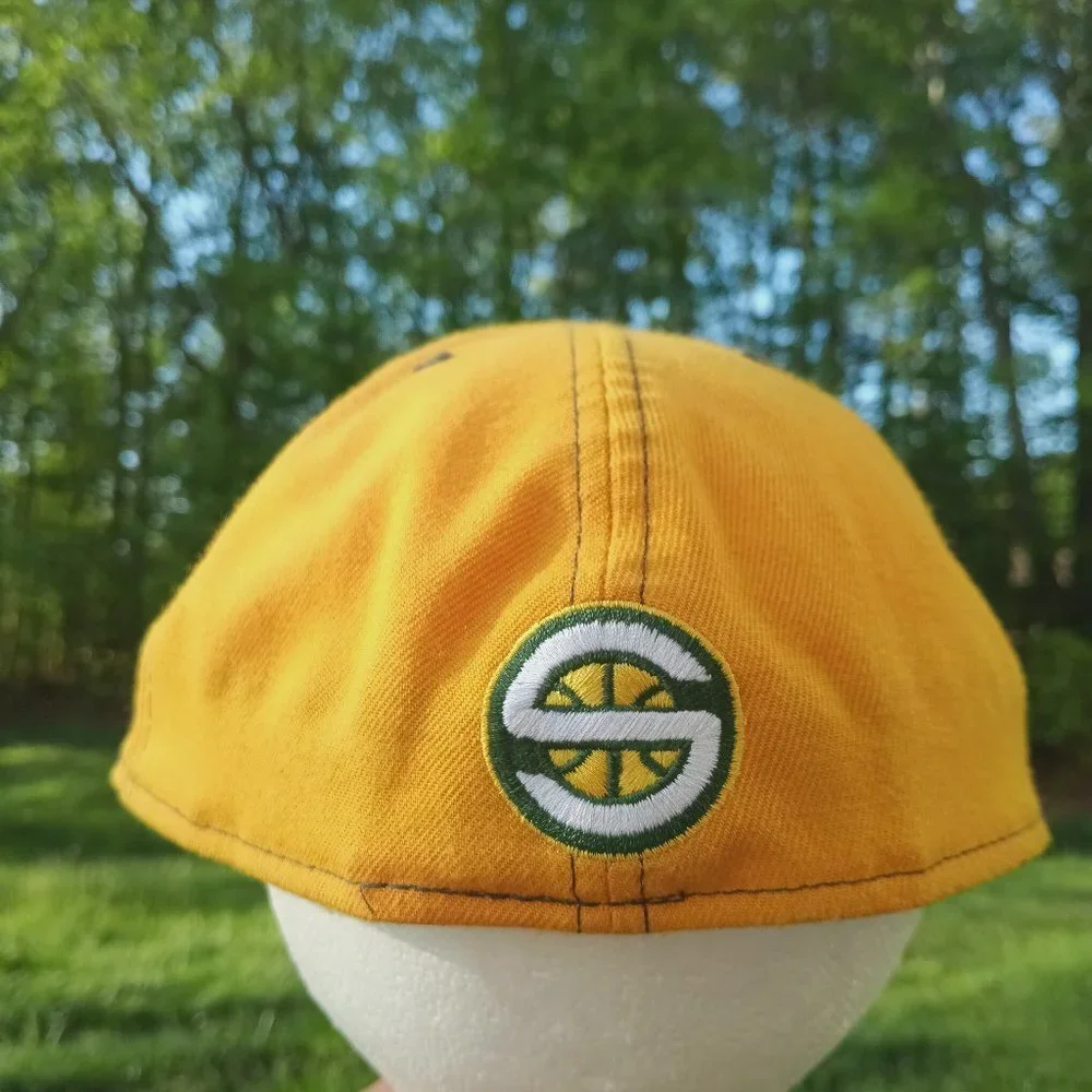 HOST PICK! Vintage NBA 2001 Seattle Supersonics New Era Fitted Hat Cap 7 7/8